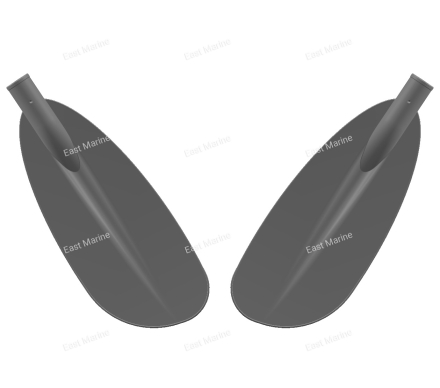 Лопасть весла &quot;каяк&quot; 32 мм (пара), цвет чёрный   100-238