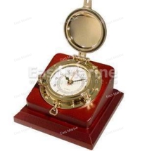 Часы настольные деревянные (с крышкой) GL012-W