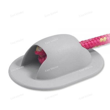 Держатель леера серый