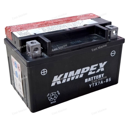 Батарея аккумуляторная, YTX7A-BS  (YTX7A-BS-PP)