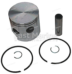 Поршень, стд, правый, Mercury V6: 135 (с шатуном 636-), 150 (с шатуном 636), 175 (76-00)