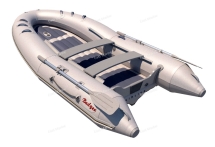 Лодка надувная моторная BADGER AIR LAIN ARL420GREY с НДНД 4,2м