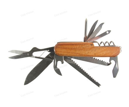 Мультитул &quot;СЛЕДОПЫТ&quot;, 11 предметов, деревянная ручка /240/ PF-MT-12