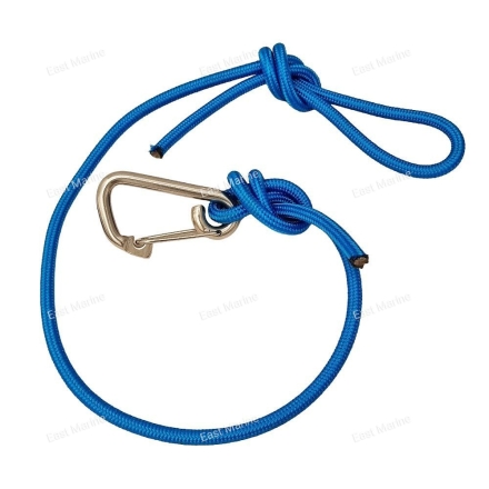 Конец швартовый с карабином 12.5 мм ч 1,8 метра цвет синий SF20264-2