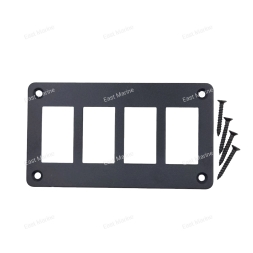 Панель для включателей 4 шт Алюминий SF50851-4P