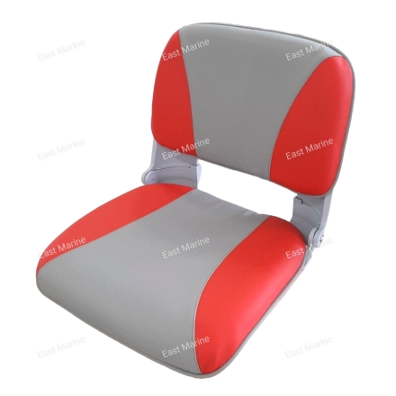 Накидки (подушки) на сиденье, винил, серый-красный 700-017