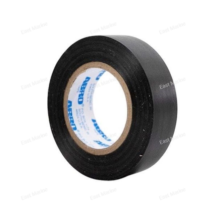 Изолента чёрная (19 мм х 18,2 м) ABRO   ET-912-20-BLK-R 