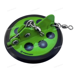 Заглубитель троллинговый mini Dipsy Diver #3/0 зелёный/хром/UV-ультрафиолет