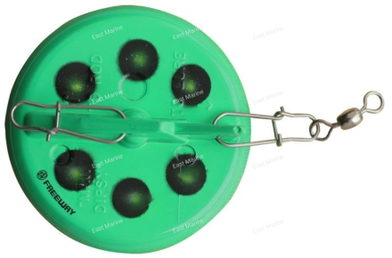 Заглубитель троллинговый mini Dipsy Diver #3/0 зелёный/хром/UV-ультрафиолет