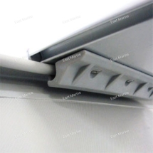 Уголок крепления банки Ликпаз передвижной серый