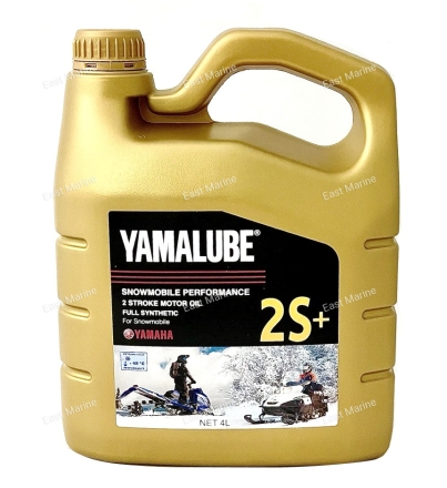 Масло Yamalube 2S+ для двухтактных снегоходов, синтетика (4 л) 90793AS222