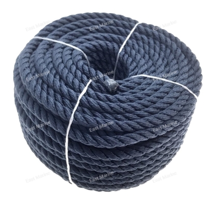 Конец 8 мм, 30 метров, цвет синий 