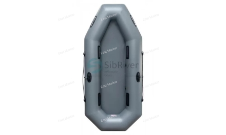 Лодка надувная гребная Skiff-260 серый