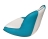 Сиденье бело-бирюзовое  785-111