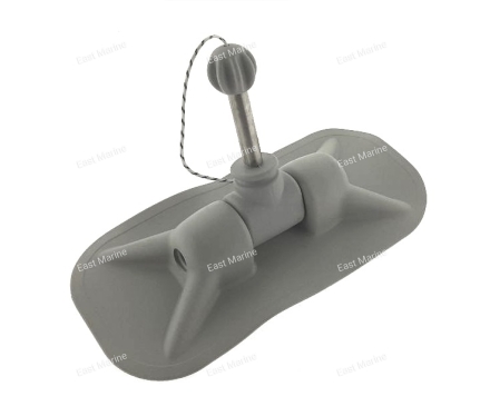 Уключина ПВХ (крест)  серая                          100-214