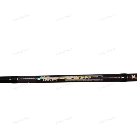 Спиннинг Kaida 240 см., 2-х состовная с кольцами   309-240