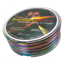 Леска монофильная MYSTIC Salmon Troll 0,6мм/300м/18кг мультиколор (MST30014) 