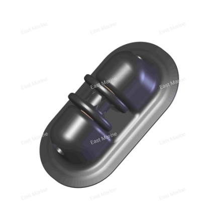 Ролик якорного конца черный    