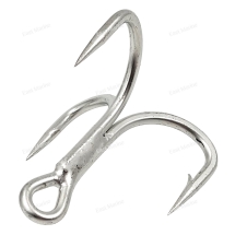 Крючок тройной лужёный Saikyo ST66 #3/0 - 1шт (ST66-3/0)