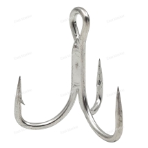 Крючок тройной лужёный Saikyo ST66 #4/0 - 1шт (ST66-4/0)