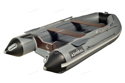 Лодка надувная моторная ADMIRAL 290 с НДНД 2,9м зелёный/чёрный
