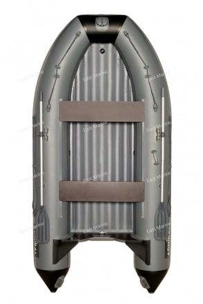 Лодка надувная моторная ADMIRAL 290 с НДНД 2,9м зелёный/чёрный