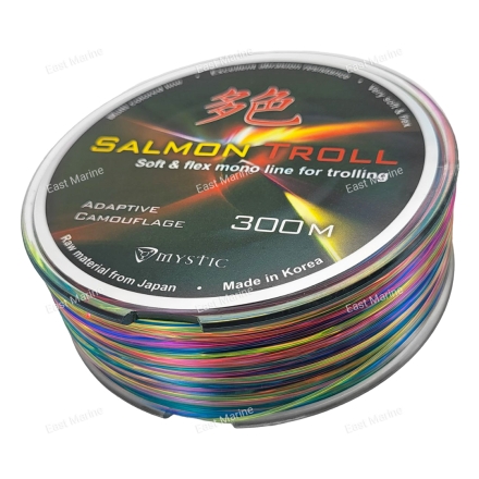 Леска монофильная MYSTIC Salmon Troll 0,35мм/300м/6кг мультиколор (MST30035) 