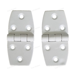Шарнир белый пластиковый (пара) 256-03016-W1