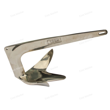 Якорь Брюса, 10кг   нержавеющая сталь, полированный A010110