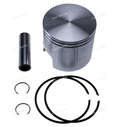 Поршень, + 0.030, правый, Mercury V6: 135 (с шатуном 636-), 150 (с шатуном 636), 175 (76-00) 18-4575