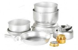 Походный набор посуды EASY CAMP ''STORM COOKER'' 2 кастрюли, чайник, сковорода, прихватка, горелка