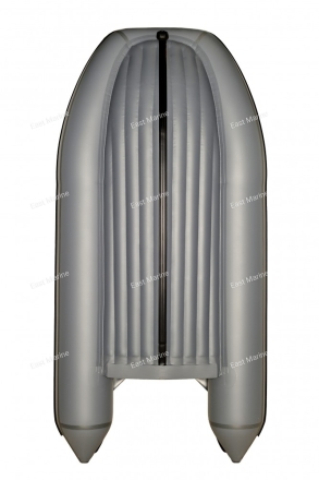 Лодка надувная моторная ADMIRAL 330CF с НДНД 3,3м белый/серый