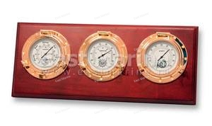 Термометр, гигрометр, барометр, часы GL025