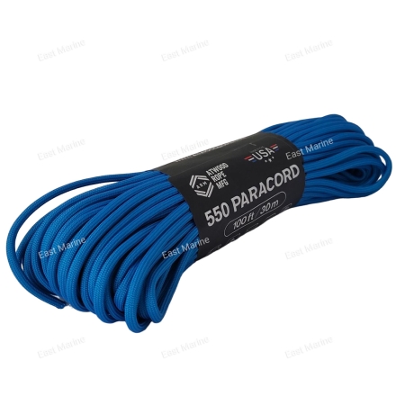 Паракорд 550 голубой, 30м 01628