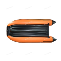 Лодка надувная моторная ALTAIR HDS460FB фальшборт, НДНД оранжевый/серый