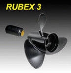 Винт гребной Rubex для моторов 60-140, 13-7/8х17, 3-лопастн. треб. смен. втулку.