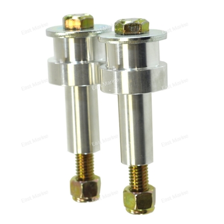 Ось (кронштейн) ролика снегохода с возможностью установки скребков SM-12550-1