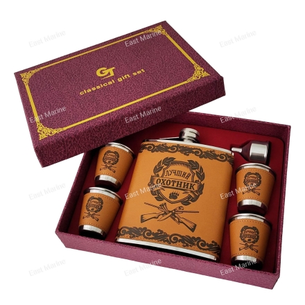 Подарочный набор &quot;Лучший охотник&quot; GT-TZ184 фляга 540мл/4 стопки/воронка (GT-TZ184 )