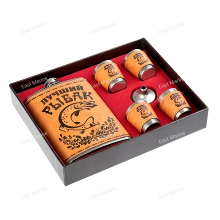 Подарочный набор &quot;Лучший рыбак&quot; GT-TZ95-N фляга 270мл/4 стопки/воронка (GT-TZ95-N) 