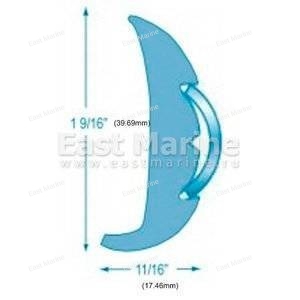 Брус привальный чёрный 5 метров          SF26020-B
