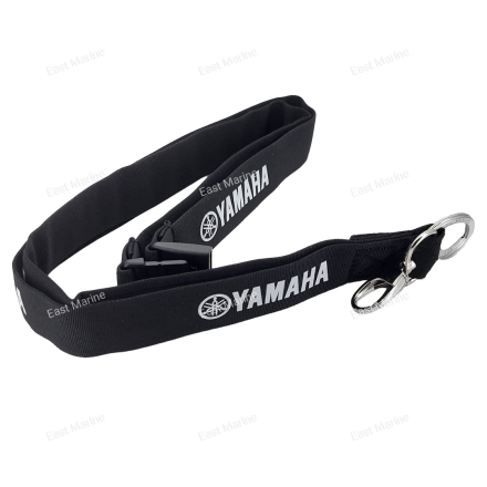 Шнурок на шею, черно-белый N18-NL004-B9