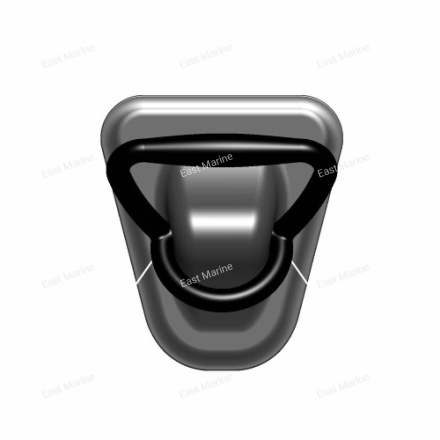 Рым-ручка ПВХ черная                  100-145B