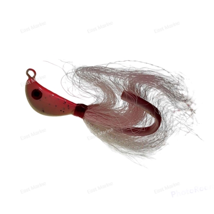 Джигголовка OF с перьями 30гр/розовый