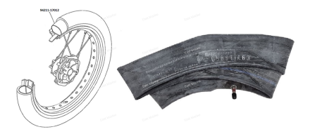 Камера (110/70 R 17 M/C TR-4) WR250X. 94211-17012