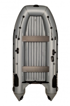 Лодка надувная под водомёт ADMIRAL 410-JET c НДНД/Тонель 4,1м серый