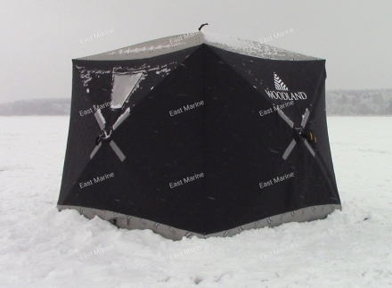 Палатка зимняя КУБ WOODLAND ULTRA COMFORT утеплённая 230х230х200см 