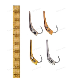 Блесна на зубаря ПИТЕРСКАЯ-мормышка 15-20мм серебро (ZM15-20P-S)