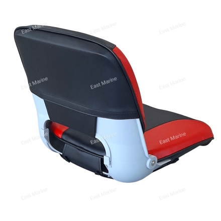 Накидки (подушки) на сиденье, винил, черный-красный  700-020