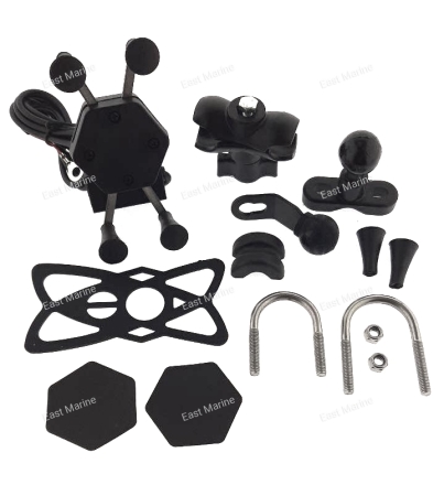 Универсальный держатель для телефона с USB розеткой 