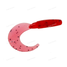 Твистер красный, 7см   OF-1058-7r